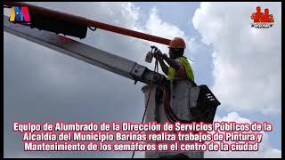 Efectuados trabajos de pintura y mantenimiento a los semáforos en el centro del Municipio Barinas [upl. by Perseus954]