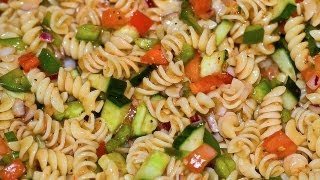 Italian Dressing Pasta Salad  Healthy Dish How to Make Pasta Salad [upl. by Ul]