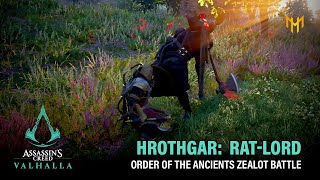 Hrothgar RatLord Order of the Ancients Battle Assassins Creed Valhalla  Side Quest [upl. by Yeffej]