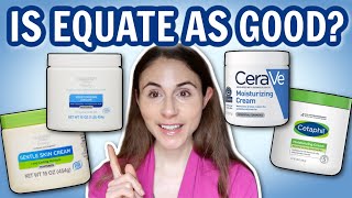 Is EQUATE AS GOOD AS CERAVE amp CETAPHIL CREAMS DERMATOLOGIST DrDrayzday REVIEWS [upl. by Akehsat454]