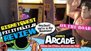 DisneyQuest Arcade Tour amp Fix it Felix Jr Gameplay review  Disney World Orlando FL  Replay Zone [upl. by Aisac]