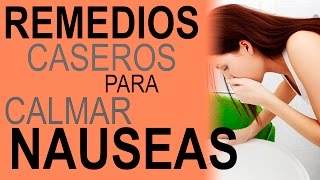 Que es bueno para el vomito  Remedios caseros para el vomito  Como quitar las nauseas [upl. by Anerual79]