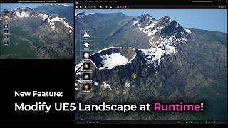 Modify Unreals Landscape At Runtime [upl. by Yssis]