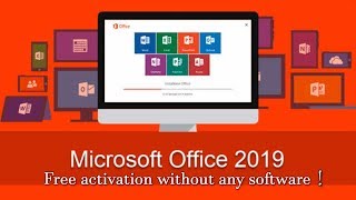 MICROSOFT OFFICE 2019 FREE CRACK  ACTIVATION WITHOUT ANY SOFTWARE  ENFR [upl. by Harrat]