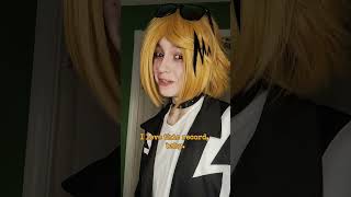 Denki Kaminari denkicosplay acting bnhacosplay denkikaminari cosplayer bnha fandom anime [upl. by Elamrej]