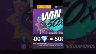 shorts video How to Get Diwali 50x Free Diamonds Win 50x Diamond Event Free Fire I Free Fire Di [upl. by Joachima]