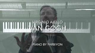 Virginio Aiello  Van Gogh  Piano by Farbiyon  With relaxing rain background sound [upl. by Htebsle]