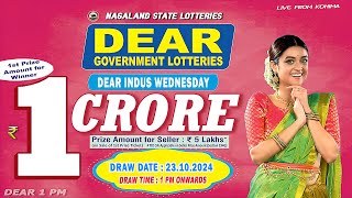 DEAR  EP 1PM LIVE 23102024  NAGALAND LOTTERY SAMBAD [upl. by Wendell330]