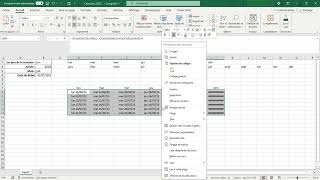 Excel  Mise en place dun calendrier dynamique [upl. by Yenaled]