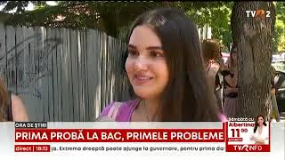 Prima probă la Bac primele probleme [upl. by Samot]