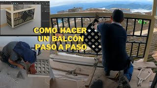 como hacer un balcón [upl. by Negem891]