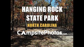 Hanging Rock State Park North Carolina Campsite Photos [upl. by David]