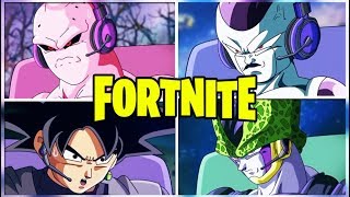 I CATTIVI DI DRAGON BALL GIOCANO A FORTNITE [upl. by Annairb]