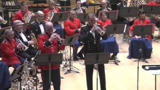 VIVALDI Concerto for Two Trumpets RV 537 Allegro  US Marine Band and Slesvigske Musikkorps [upl. by Penland]