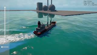 Ship maneuvering simulator [upl. by Guild]