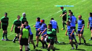 Massive Rugby Fight four red card [upl. by Anrat281]