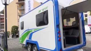 Campingvogn Knaus Deseo Transport 2016  En praktisk campingvogn [upl. by Gena913]