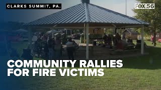 Community rallies at Hillside Park to support family after devastating fire [upl. by Gaspard536]