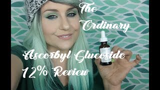 The Ordinary Ascorbyl Glucoside Solution 12 Review Nikki Zollman [upl. by Yraccaz]