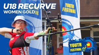 Recurve Under 18 Women Gold  Youth Festival 2024 [upl. by Rilda]