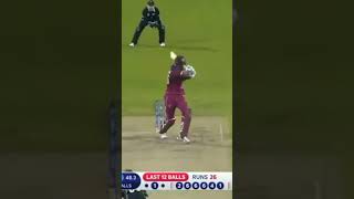 Carlos brathwaite batting 101 82 on final wicket 💀☠ wi carlos brathwaiteshorts india [upl. by Kienan]