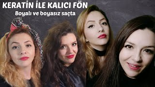 KERATİN İLE KALICI FÖN☆ Brezilya fönü BİO KERATİN ve TUZSUZ ŞAMPUAN keratin kalıcıfön [upl. by Haon]