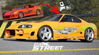 Detailed Fast amp Furious Supra mk4 Livery Tutorial CarXStreet [upl. by Pearman]