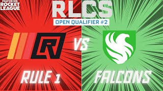 MENA 2024 RLCS Open Qualifier 2 FINALS  RULE 1 vs FALCONS  Full Match Replay RLCS Championship Q2 [upl. by Llemor]