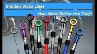 Changing to Braided Brake Lines  how much difference does it make [upl. by Caughey]