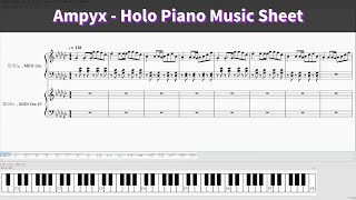 Ampyx  Holo Piano Music Sheet [upl. by Idzik]