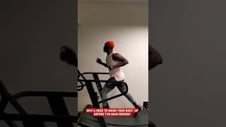 Treadmill warm up for effective session motivation gymworkout [upl. by Enelrahc]