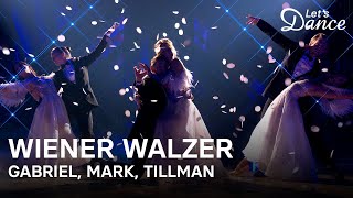 Gruppentanz Wiener Walzer mit Gabriel Kelly Mark Keller amp Tillman Schulz 🕺 💃  Lets Dance 2024 [upl. by Channing]