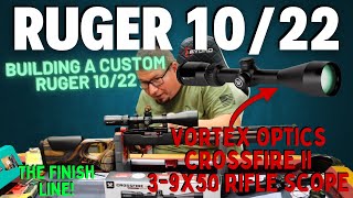 Ruger 1022 Upgrade  VORTEX Crossfire II 3 9x50 Rifle Scope ► Finishing the Build [upl. by Diane-Marie39]