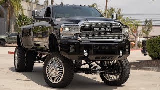 Dodge Ram 3500 Dually with Kelderman Air Ride Forgiato Wheels and more [upl. by Synn]