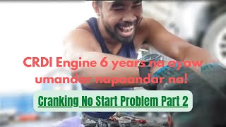 Hyundai accent crdi engine cranking no start problem part 2 umandar na [upl. by Ecnarrot91]