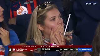 Alabama vs Auburn CRAZY Ending  2023 College Football [upl. by Downall]