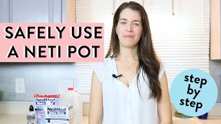 Neti Pot Benefits  How to Use Neilmed Sinus Rinse [upl. by Noirad]