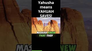 Yahusha means YAHUAH Saves [upl. by Ainer]