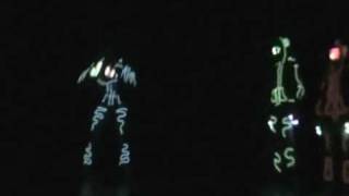 Electroluminescent Dance Show [upl. by Barbee]