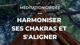 MÉDITATION GUIDÉE  HARMONISER SES CHAKRAS ET SALIGNER [upl. by Auhsaj]