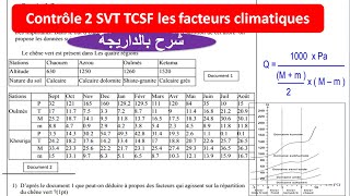 Contrôle 2 svt les facteurs climatiques TCSF [upl. by Nightingale]