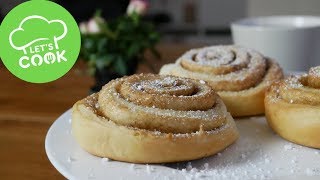 Schwedische Zimtschnecken selber machen  Kanelbullar Rezept [upl. by Shayn]