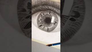 Hyper realistic eye drawing 😱😱art reels drawing modernart trending trend foryou [upl. by Osanna645]