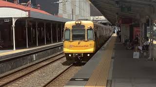 Ferny Grove EMU41 Arriving At South Brisbane Train Station Platform 2 [upl. by Sibbie]