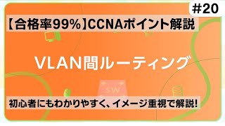 【CCNAポイント解説20】「VLAN間ルーテイング」の要点をわかりやすく解説！【L2スイッチだけでは異なるVLAN間の通信はできません】 [upl. by Janie]