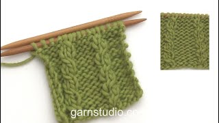 How to knit a cable without cable needle [upl. by Frodeen523]