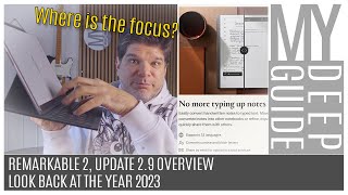 Remarkable 2 Paper Tablet Update 39 Overview and a Look Back at the 2023 and forward to 2024 [upl. by Lytsyrk928]