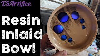 Resin Inlaid Bowl [upl. by Roydd536]