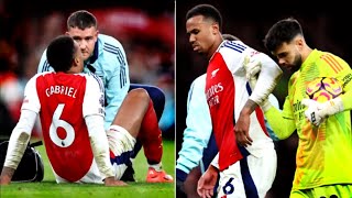 Injury expert gives update on Gabriel after Arsenal star taken off vs Liverpool [upl. by Aillemac]