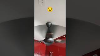 Crompton Mini Ceiling fan 😒 fan fansound shortsvideo shorts viralvideo funny [upl. by Ailadi719]